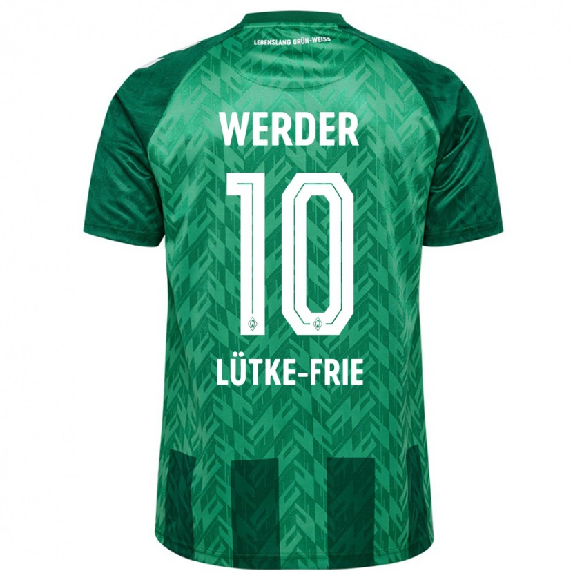 Danxen Kid Dennis Lütke-Frie #10 Green Home Jersey 2024/25 T-Shirt