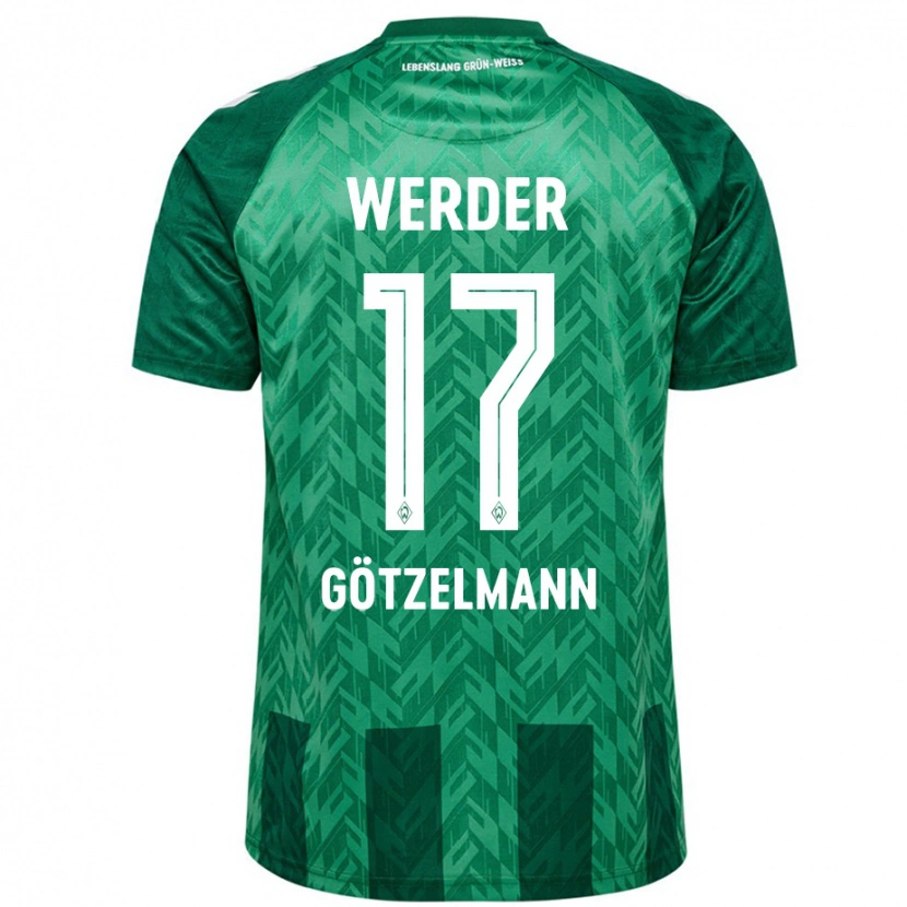 Danxen Kid Patrick Götzelmann #17 Green Home Jersey 2024/25 T-Shirt