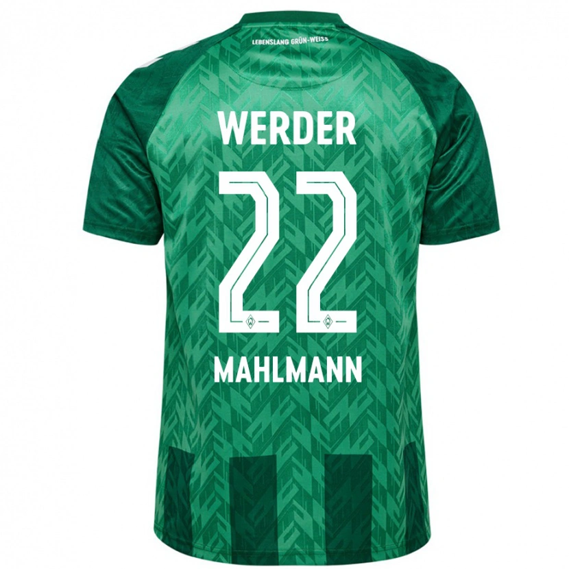 Danxen Kid Justus Mahlmann #22 Green Home Jersey 2024/25 T-Shirt