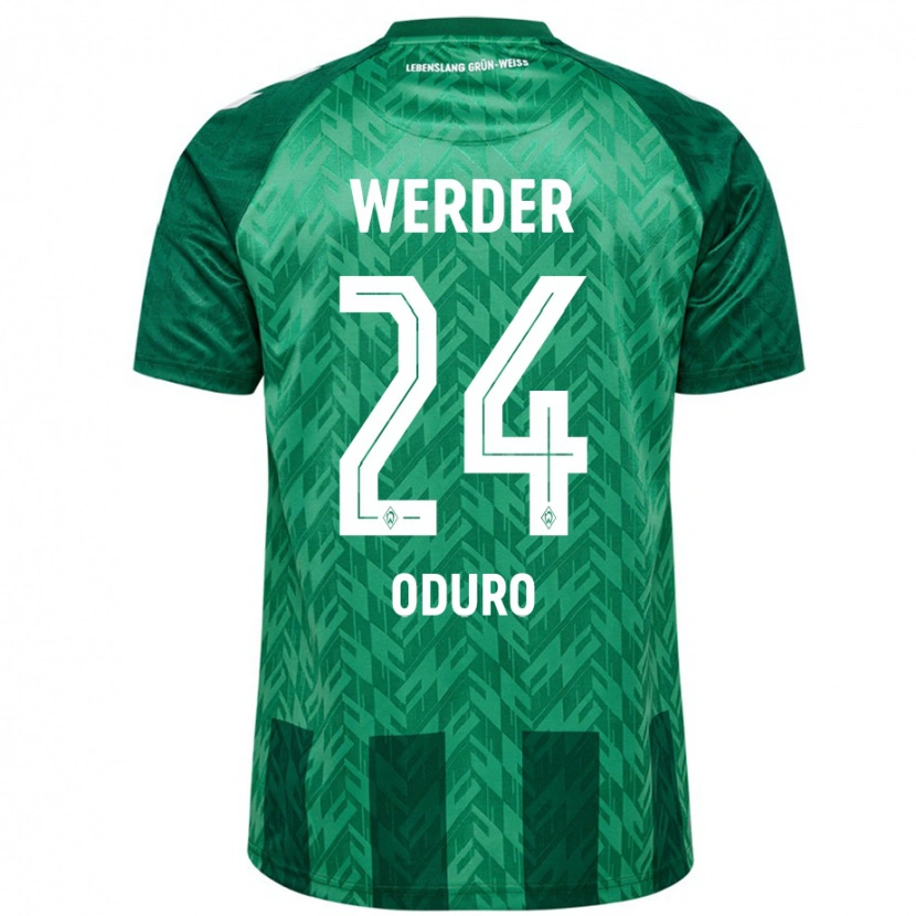 Danxen Kid Ricardo Oduro #24 Green Home Jersey 2024/25 T-Shirt