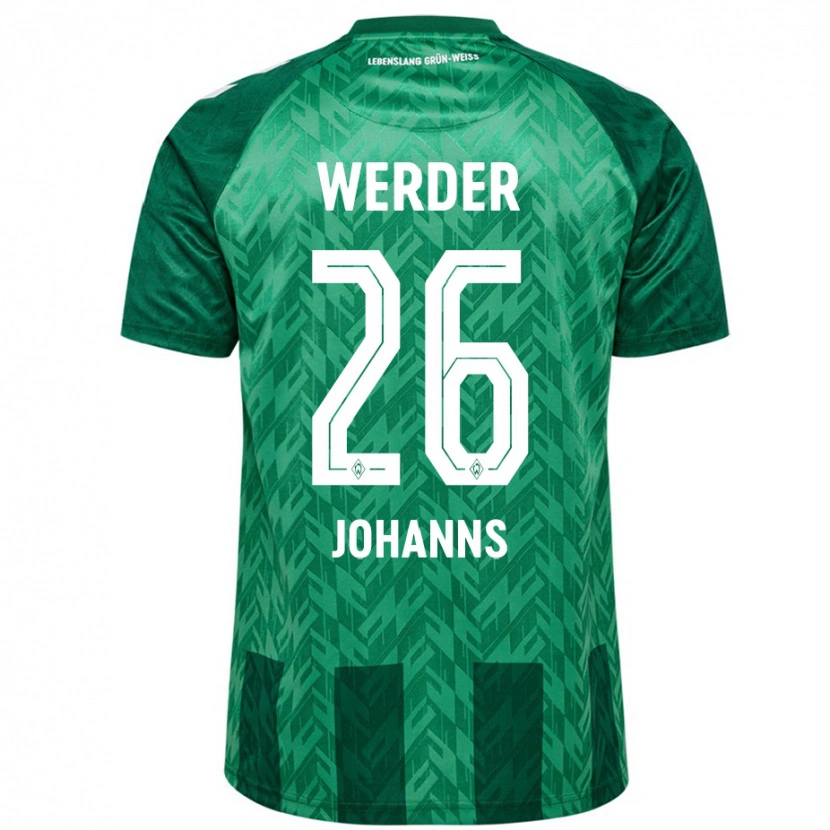 Danxen Kid Lennart Johanns #26 Green Home Jersey 2024/25 T-Shirt