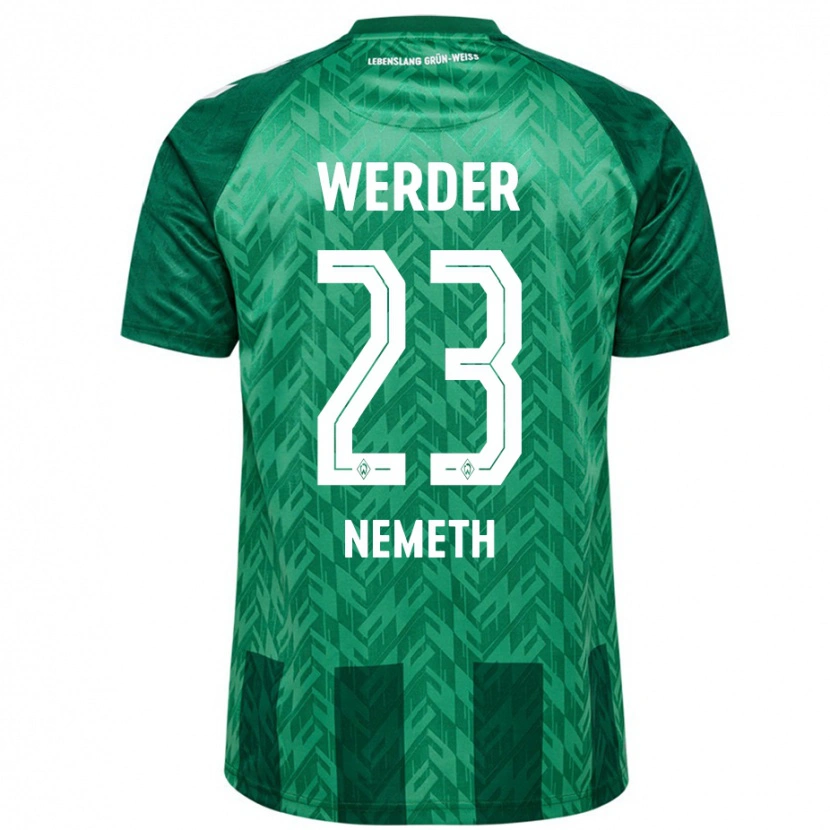 Danxen Kid Hanna Németh #23 Green Home Jersey 2024/25 T-Shirt