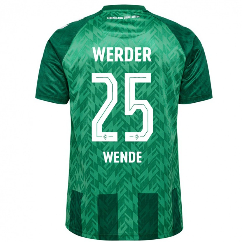 Danxen Kid Johanna Wende #25 Green Home Jersey 2024/25 T-Shirt