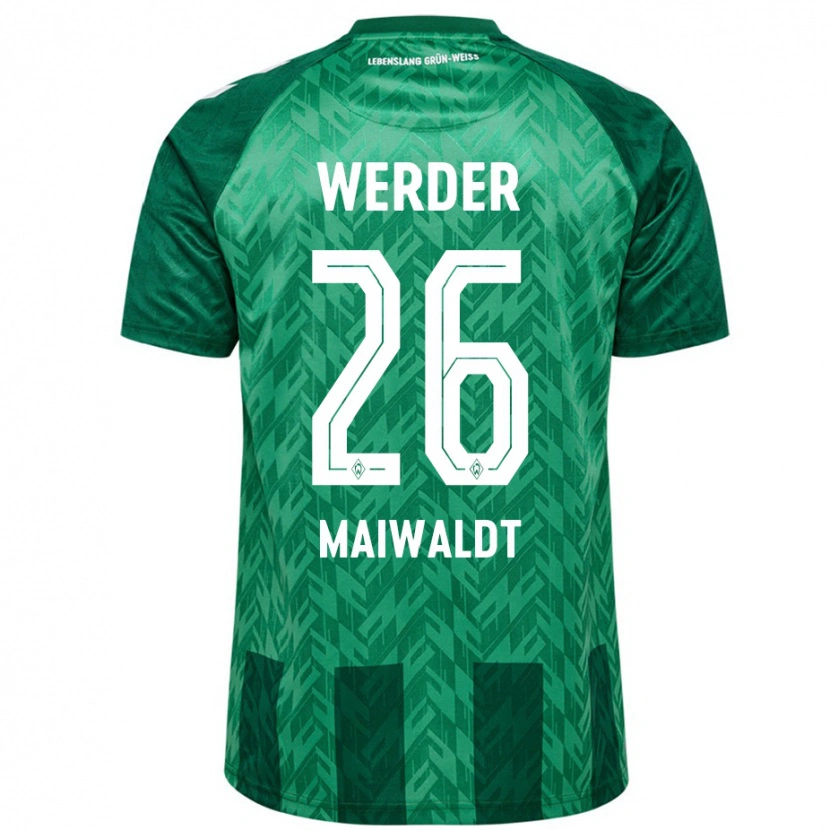 Danxen Kid Julius Maiwaldt #26 Green Home Jersey 2024/25 T-Shirt