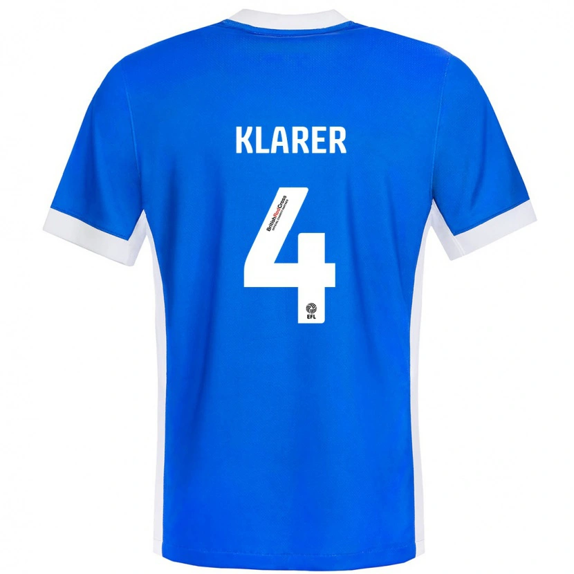 Danxen Kid Christoph Klarer #4 Blue White Home Jersey 2024/25 T-Shirt