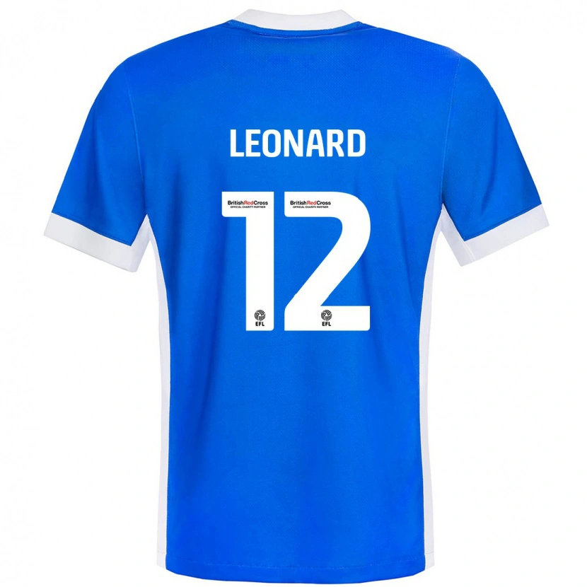 Danxen Kid Marc Leonard #12 Blue White Home Jersey 2024/25 T-Shirt