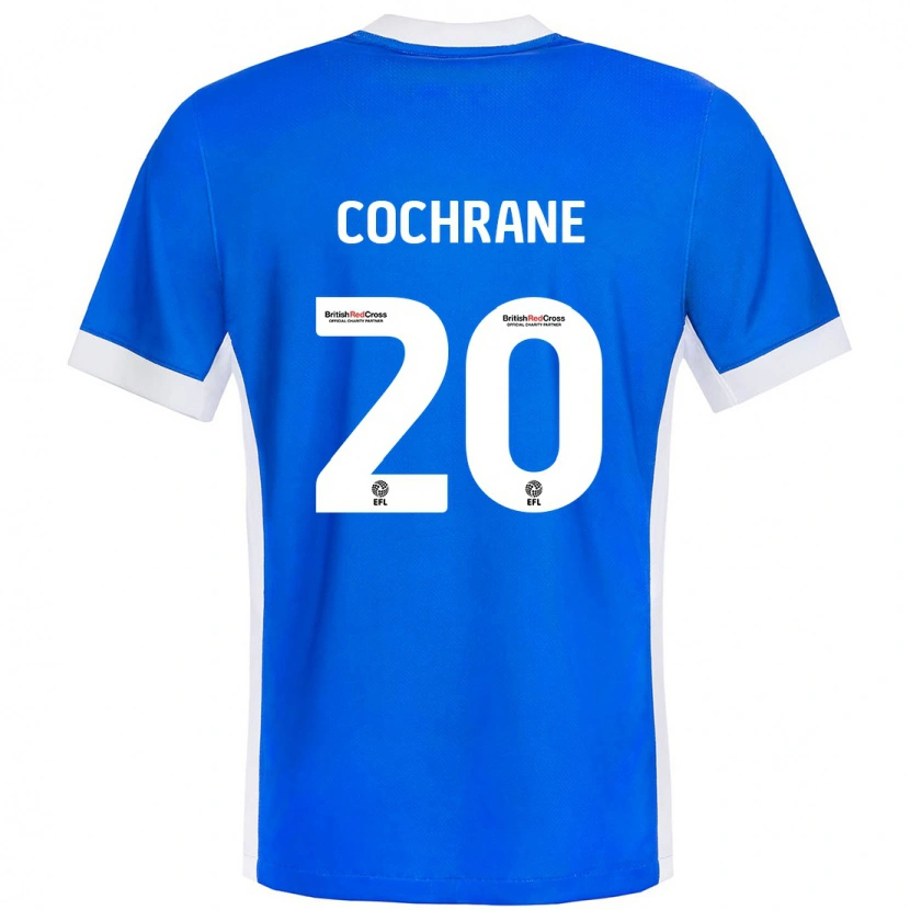 Danxen Kid Alex Cochrane #20 Blue White Home Jersey 2024/25 T-Shirt