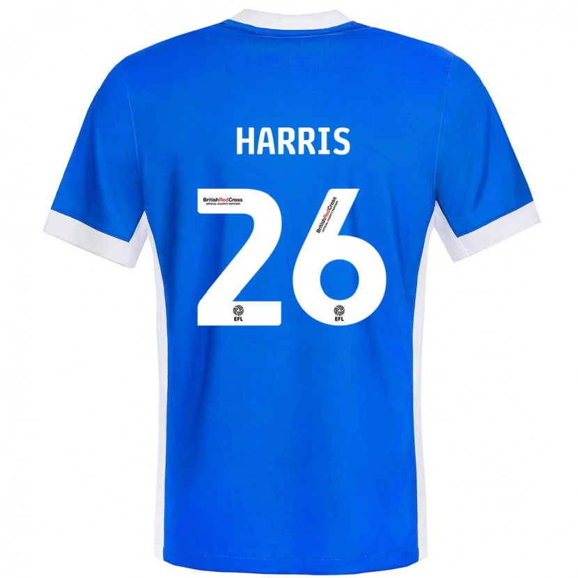 Danxen Kid Luke Harris #26 Blue White Home Jersey 2024/25 T-Shirt