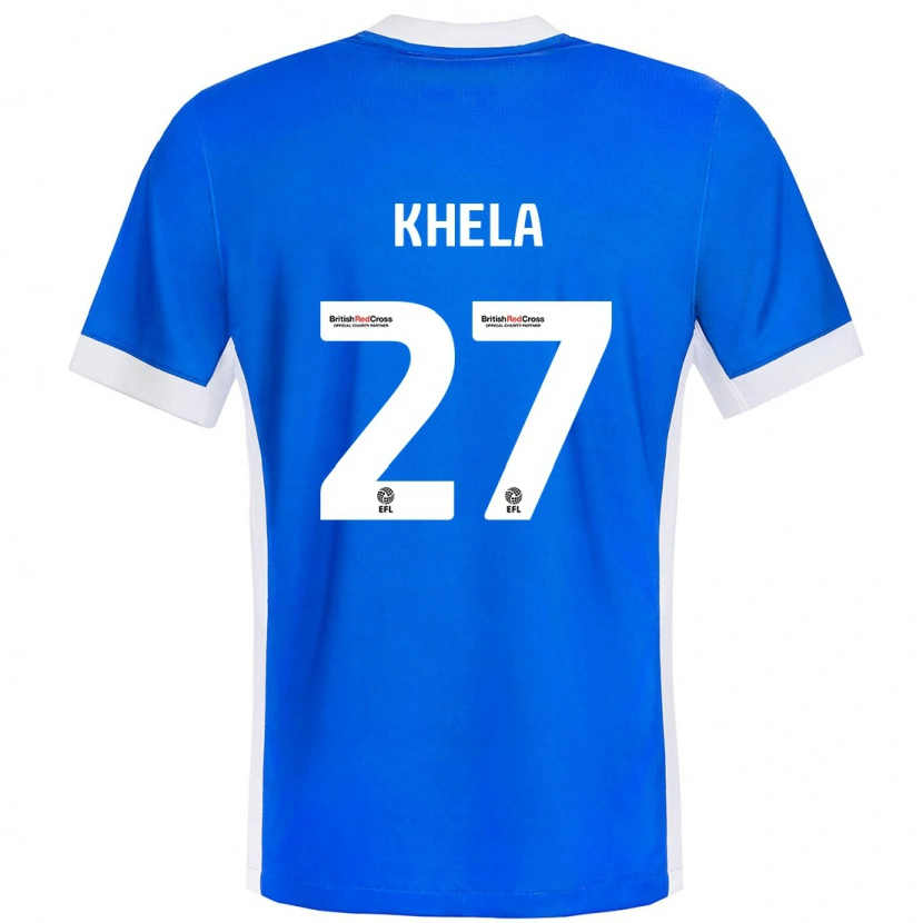 Danxen Kid Brandon Khela #27 Blue White Home Jersey 2024/25 T-Shirt