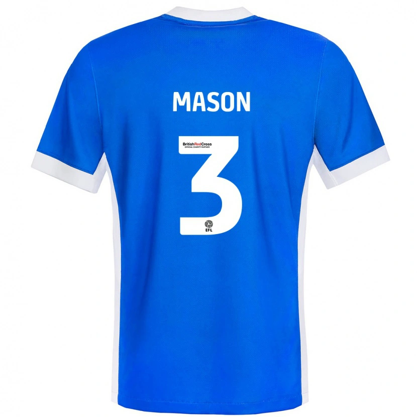 Danxen Kid Ellie Mason #3 Blue White Home Jersey 2024/25 T-Shirt