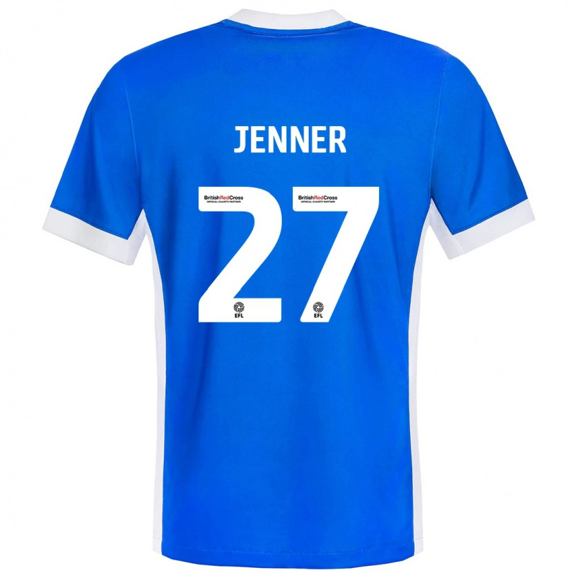 Danxen Kid Abbi Jenner #27 Blue White Home Jersey 2024/25 T-Shirt