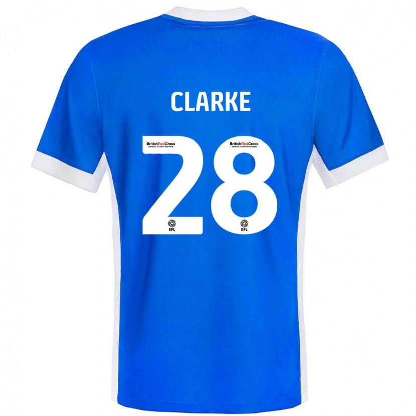 Danxen Kid Charlotte Clarke #28 Blue White Home Jersey 2024/25 T-Shirt