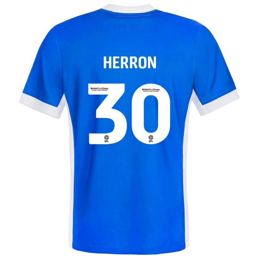 Danxen Kid Neve Herron #30 Blue White Home Jersey 2024/25 T-Shirt