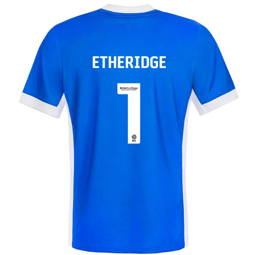 Danxen Kid Neil Etheridge #1 Blue White Home Jersey 2024/25 T-Shirt