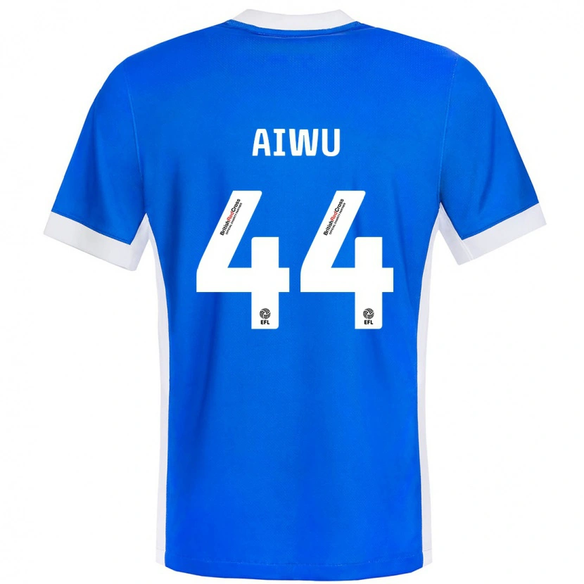 Danxen Kid Emanuel Aiwu #44 Blue White Home Jersey 2024/25 T-Shirt