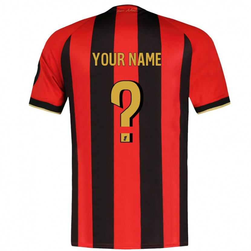 Danxen Kid Your Name #0 Red Black Home Jersey 2024/25 T-Shirt