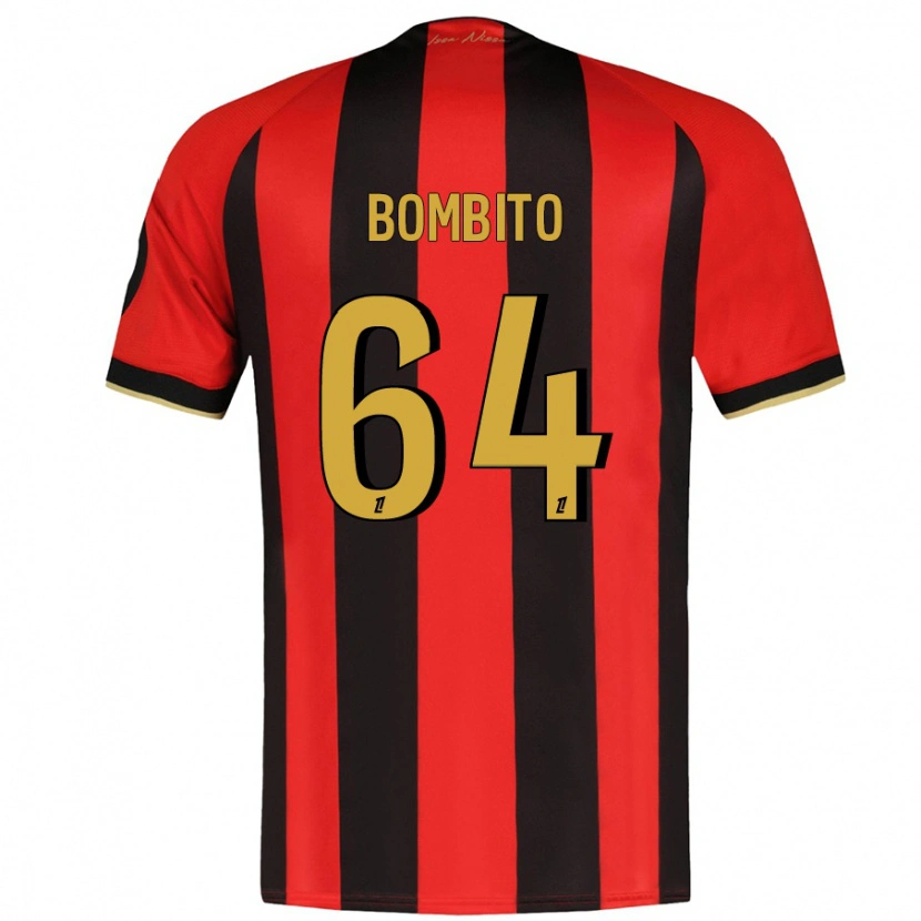 Danxen Kid Moïse Bombito #64 Red Black Home Jersey 2024/25 T-Shirt