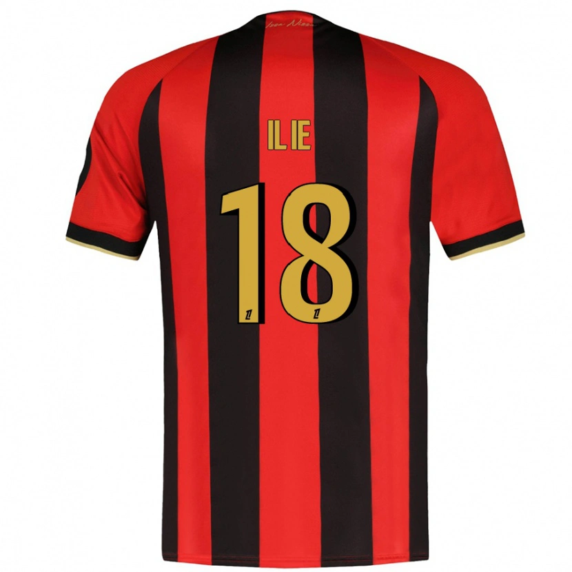 Danxen Kid Rareș Ilie #18 Red Black Home Jersey 2024/25 T-Shirt