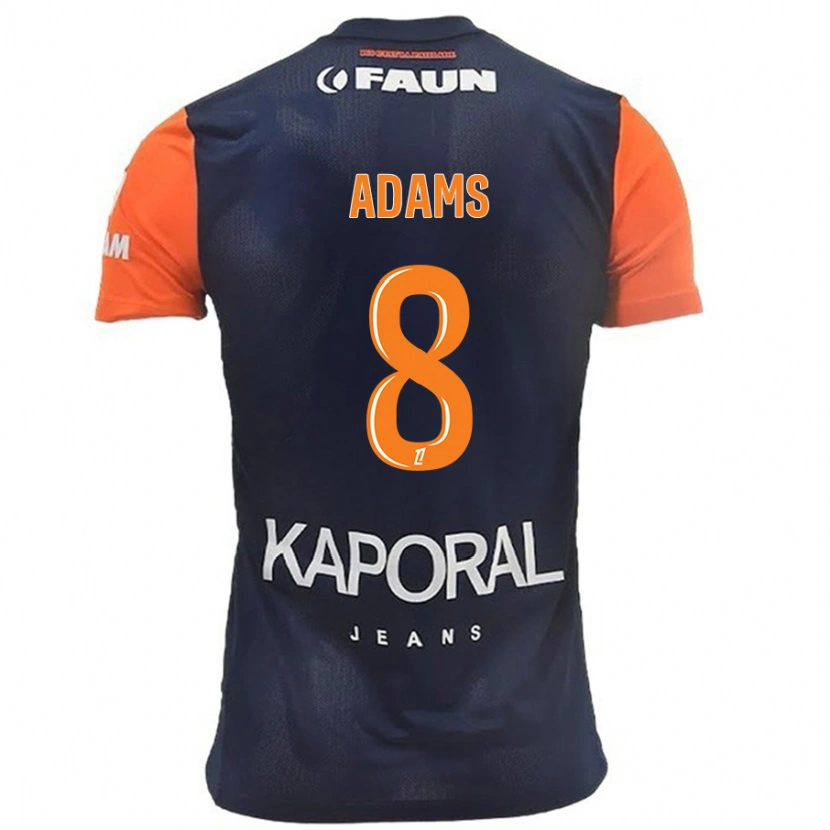 Danxen Kid Akor Adams #8 Navy Blue Orange Home Jersey 2024/25 T-Shirt