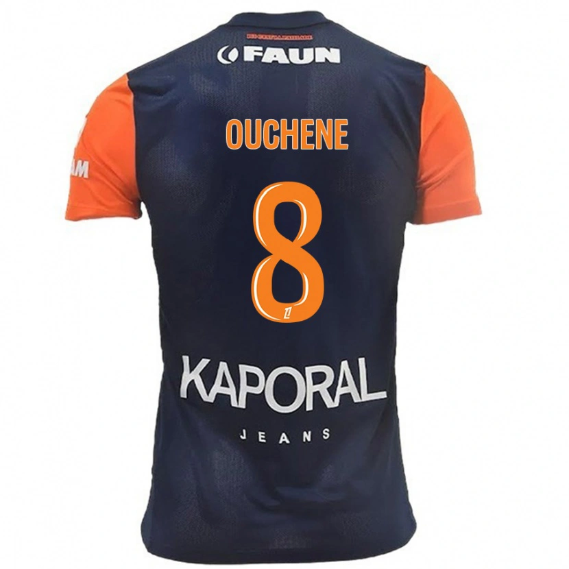 Danxen Kid Sonia Ouchène #8 Navy Blue Orange Home Jersey 2024/25 T-Shirt