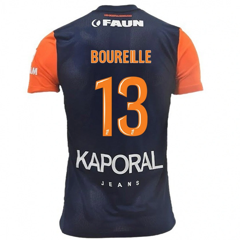 Danxen Kid Celeste Boureille #13 Navy Blue Orange Home Jersey 2024/25 T-Shirt