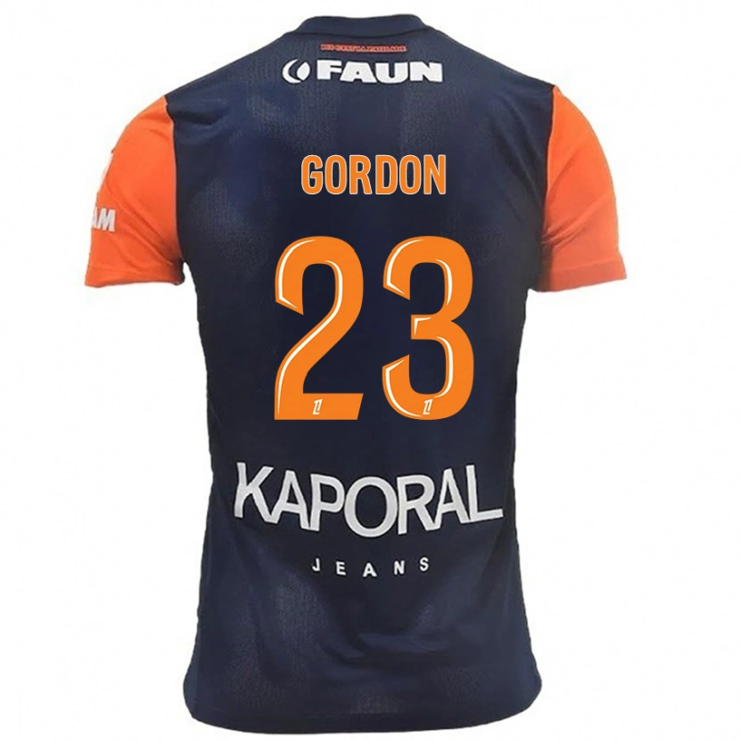 Danxen Kid Sh'nia Gordon #23 Navy Blue Orange Home Jersey 2024/25 T-Shirt