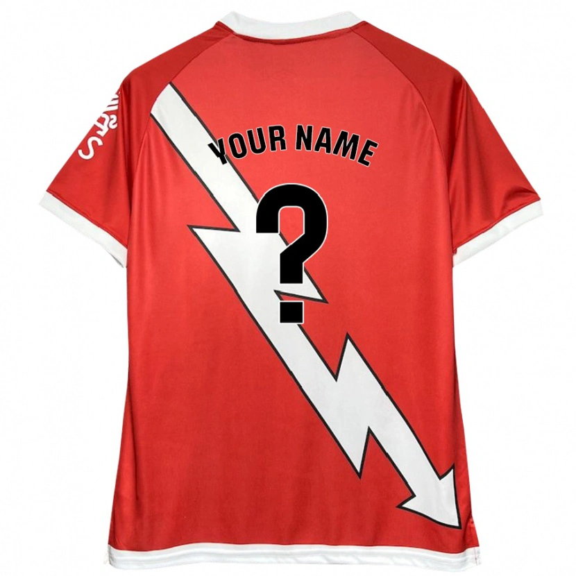 Danxen Kid Your Name #0 White Red Home Jersey 2024/25 T-Shirt