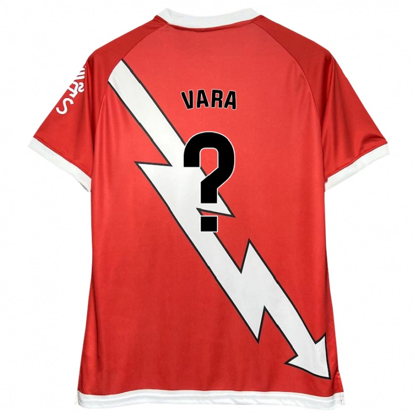 Danxen Kid Héctor Vara #0 White Red Home Jersey 2024/25 T-Shirt