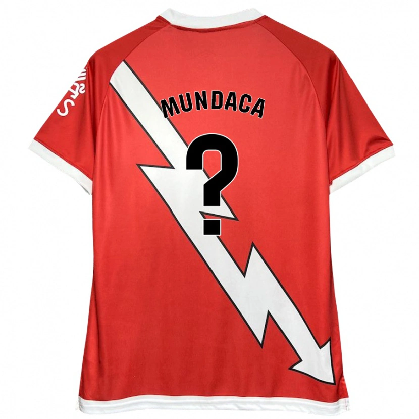 Danxen Kid Rodrigo Mundaca #0 White Red Home Jersey 2024/25 T-Shirt