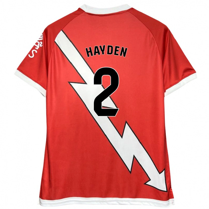 Danxen Kid Danielle Hayden #2 White Red Home Jersey 2024/25 T-Shirt