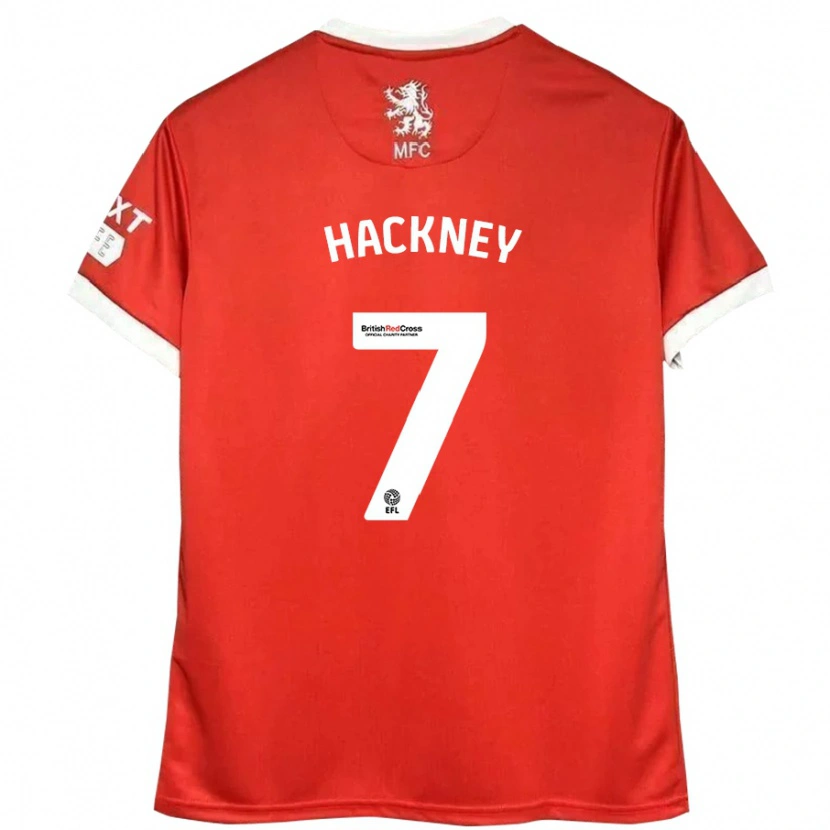 Danxen Kid Hayden Hackney #7 Red White Home Jersey 2024/25 T-Shirt