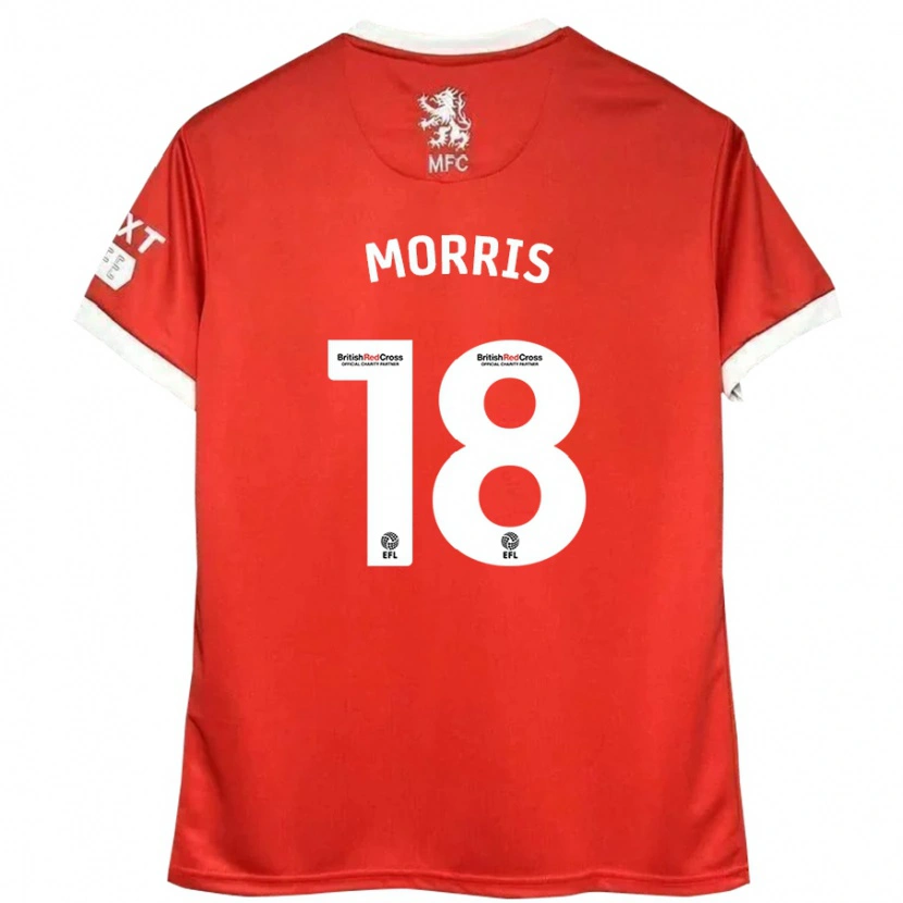 Danxen Kid Aidan Morris #18 Red White Home Jersey 2024/25 T-Shirt