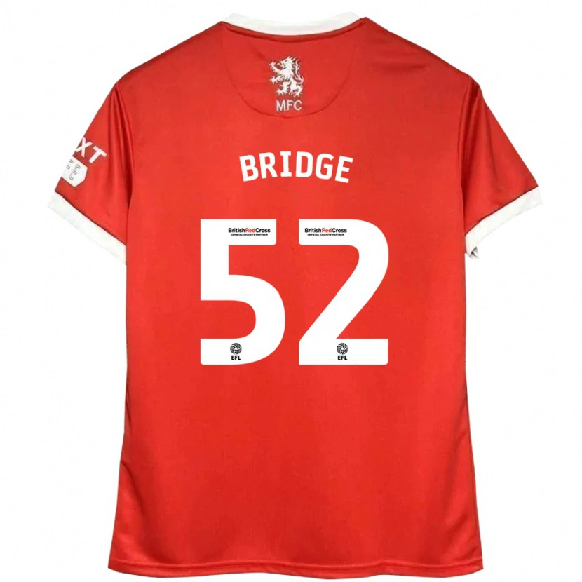 Danxen Kid Aj Bridge #52 Red White Home Jersey 2024/25 T-Shirt