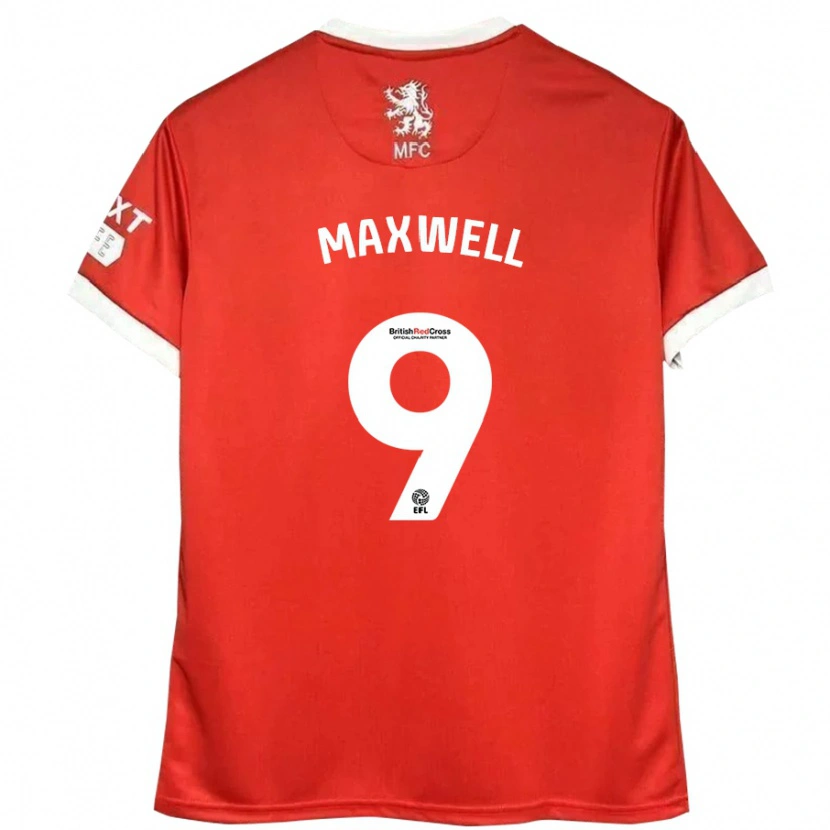 Danxen Kid Armani Maxwell #9 Red White Home Jersey 2024/25 T-Shirt