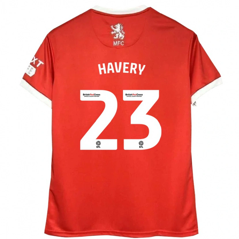 Danxen Kid Nicole Havery #23 Red White Home Jersey 2024/25 T-Shirt