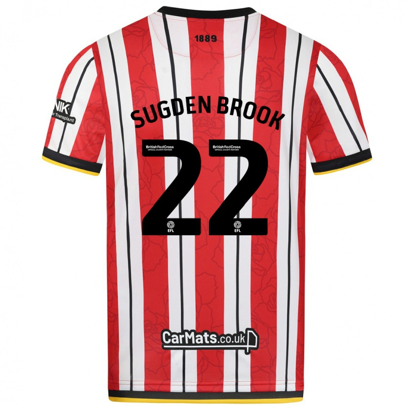 Danxen Kid Darcie Sugden-Brook #22 Red White Stripes Home Jersey 2024/25 T-Shirt