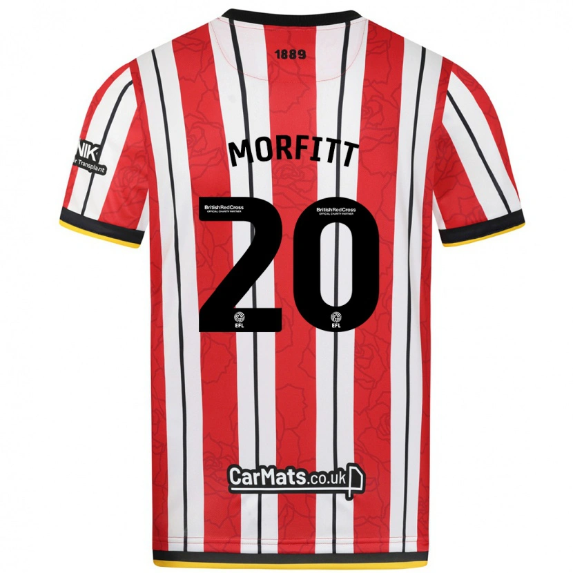 Danxen Kid Izzy Morfitt #20 Red White Stripes Home Jersey 2024/25 T-Shirt