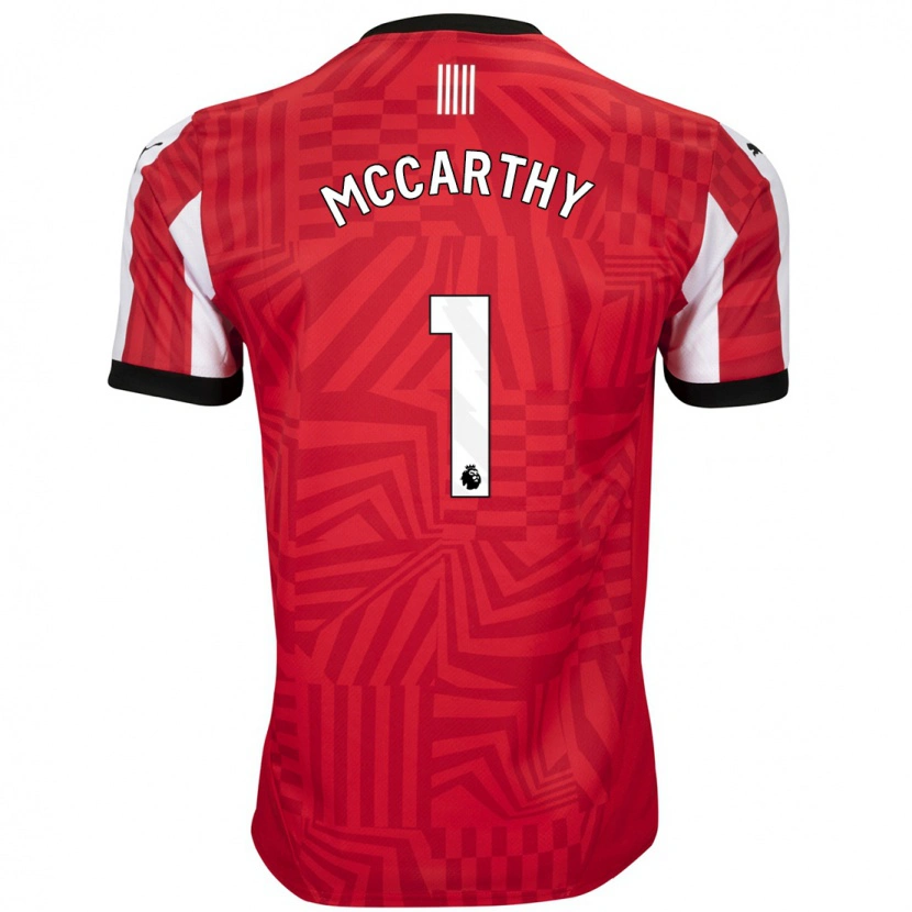 Danxen Kid Alex Mccarthy #1 Red White Home Jersey 2024/25 T-Shirt