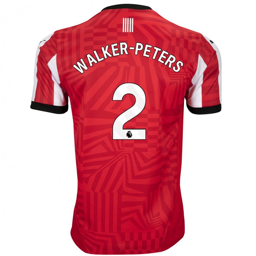 Danxen Kid Kyle Walker-Peters #2 Red White Home Jersey 2024/25 T-Shirt