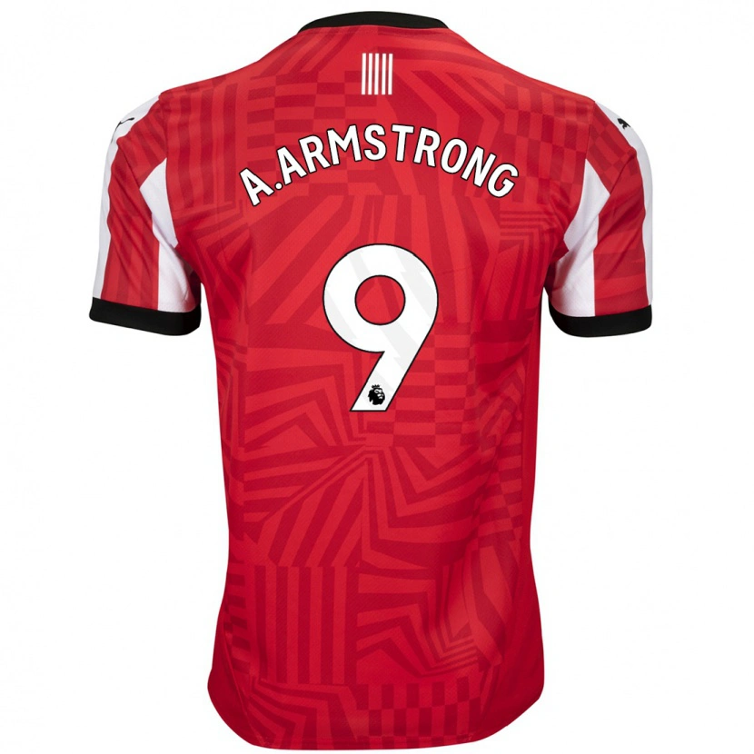 Danxen Kid Adam Armstrong #9 Red White Home Jersey 2024/25 T-Shirt