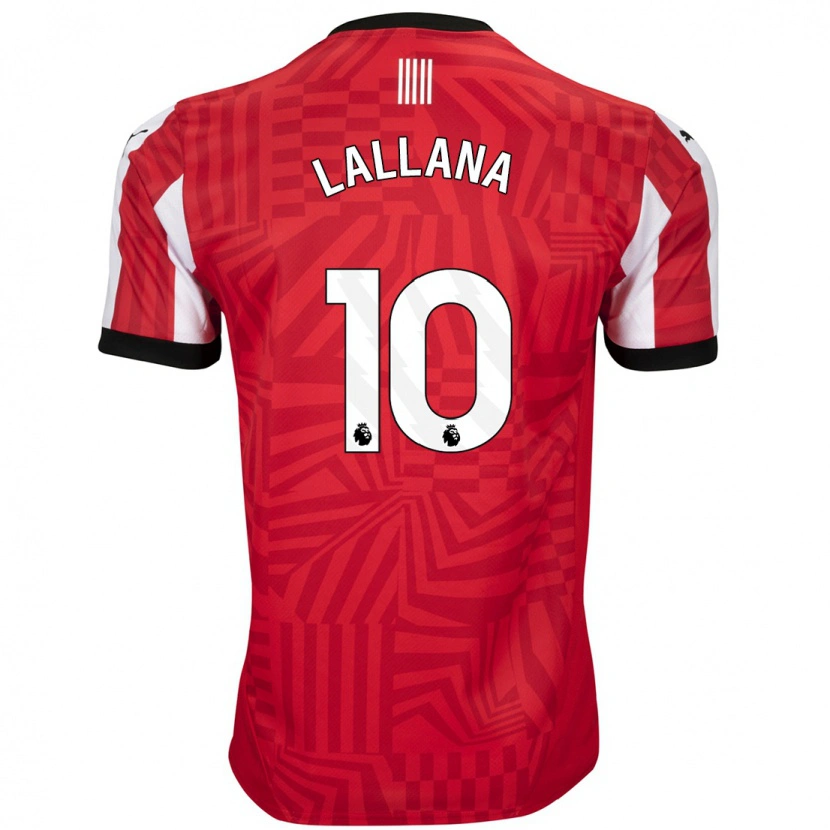 Danxen Kid Adam Lallana #10 Red White Home Jersey 2024/25 T-Shirt