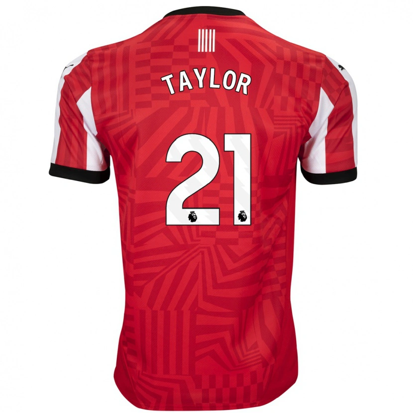 Danxen Kid Charlie Taylor #21 Red White Home Jersey 2024/25 T-Shirt