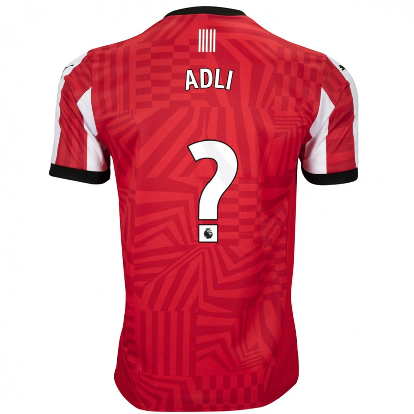 Danxen Kid Mohamed Adli #0 Red White Home Jersey 2024/25 T-Shirt