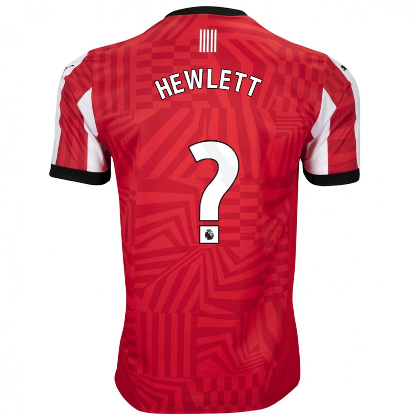 Danxen Kid Jem Hewlett #0 Red White Home Jersey 2024/25 T-Shirt