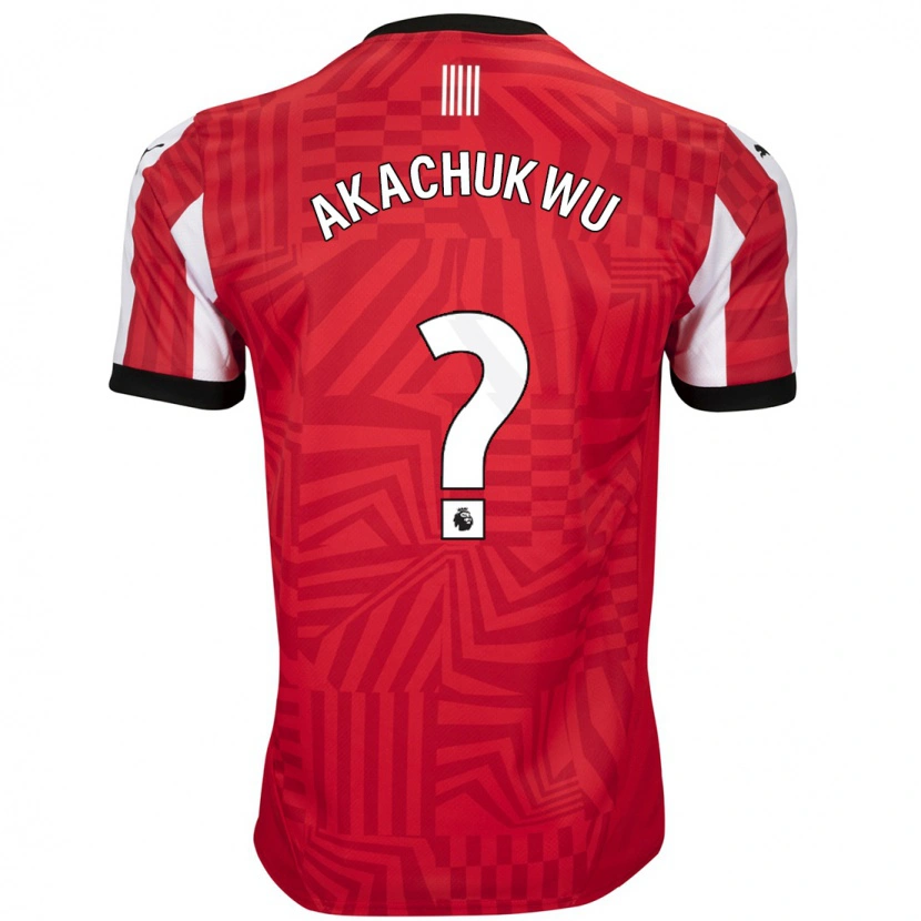 Danxen Kid Romeo Akachukwu #0 Red White Home Jersey 2024/25 T-Shirt