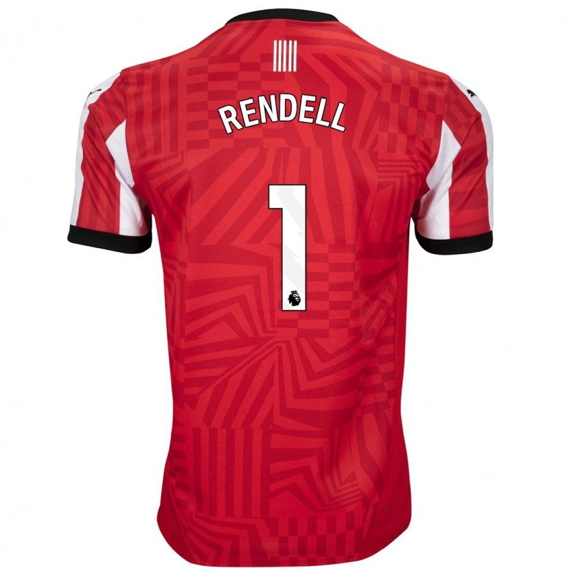 Danxen Kid Kayla Rendell #1 Red White Home Jersey 2024/25 T-Shirt