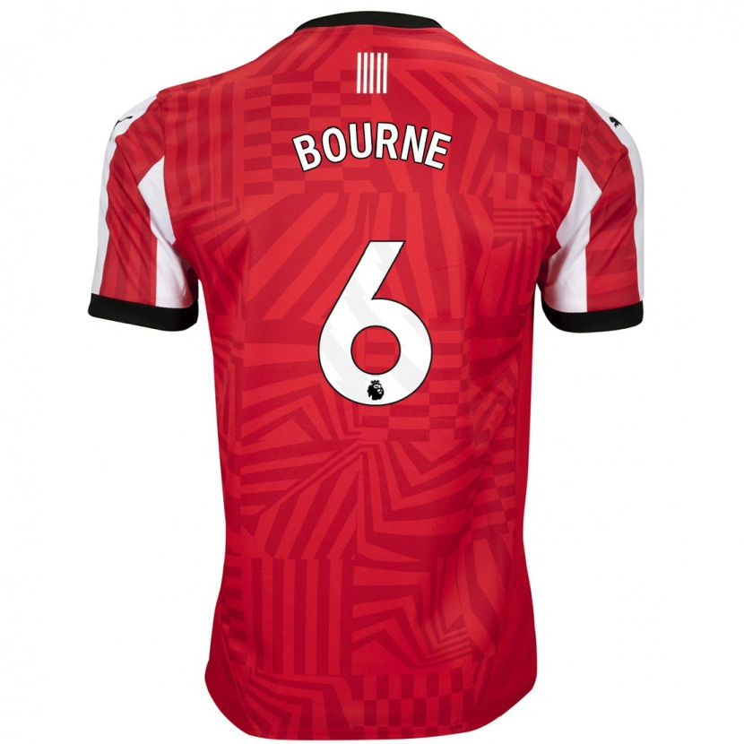 Danxen Kid Tara Bourne #6 Red White Home Jersey 2024/25 T-Shirt