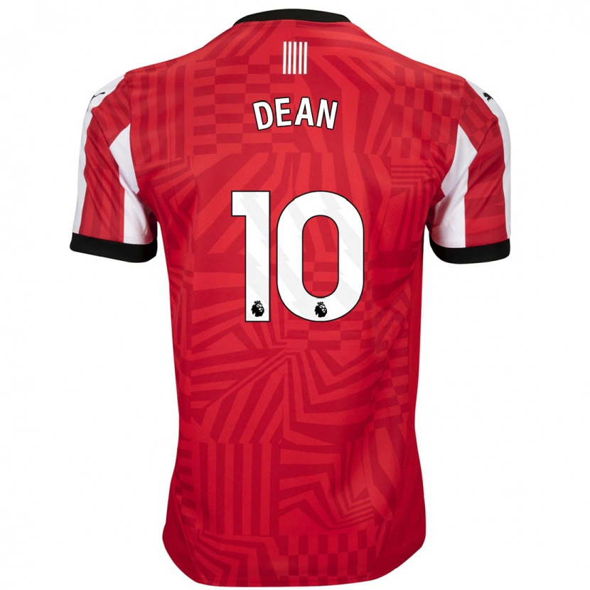 Danxen Kid Rianna Dean #10 Red White Home Jersey 2024/25 T-Shirt