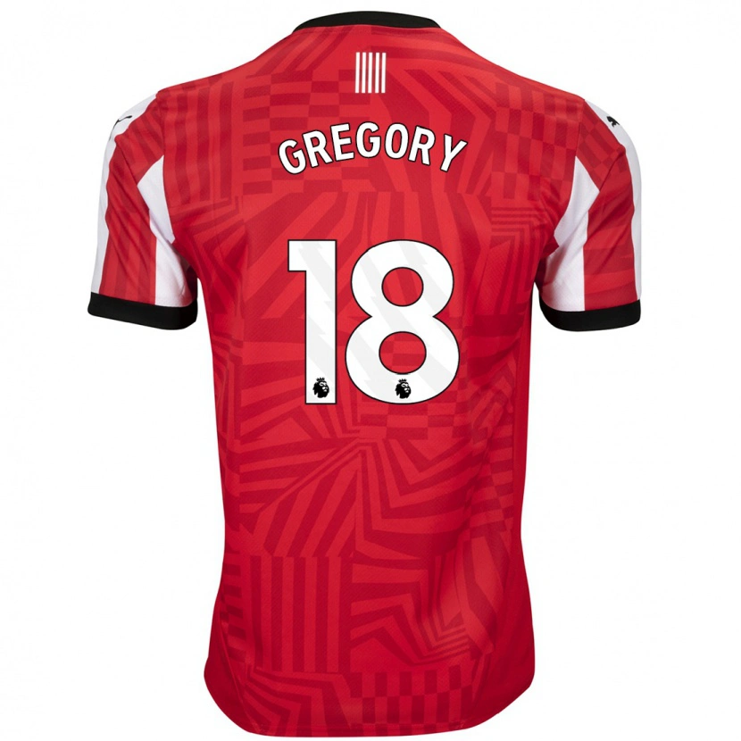 Danxen Kid Freya Gregory #18 Red White Home Jersey 2024/25 T-Shirt