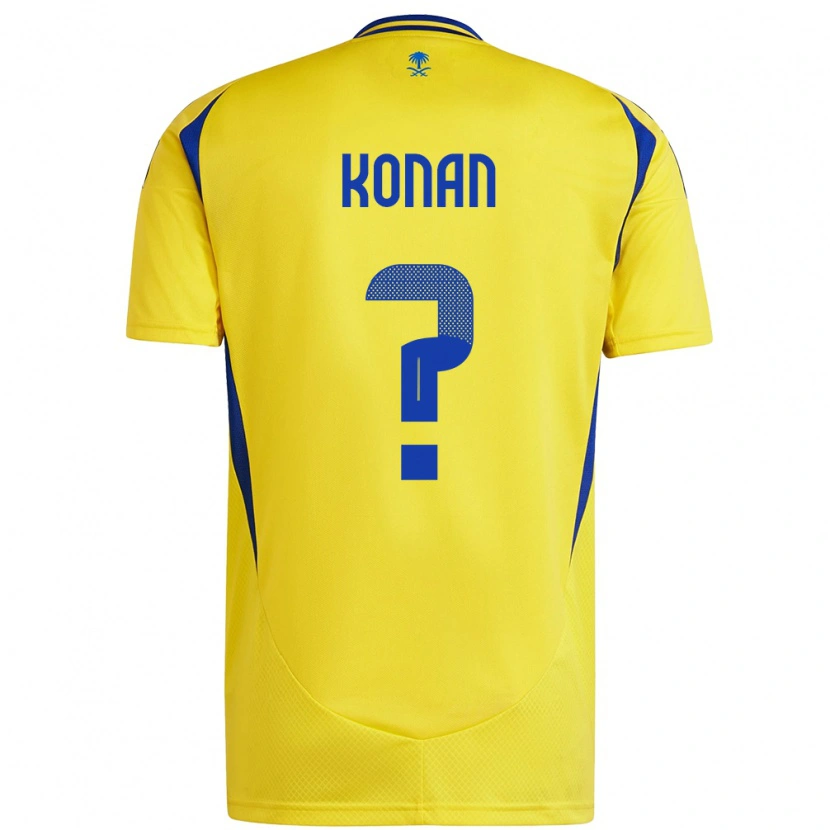 Danxen Kid Ghislain Konan #0 Yellow Blue Home Jersey 2024/25 T-Shirt